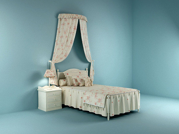 3ds max halley provence bed - HALLEY (PROVENCE) BED.rar by kupfer